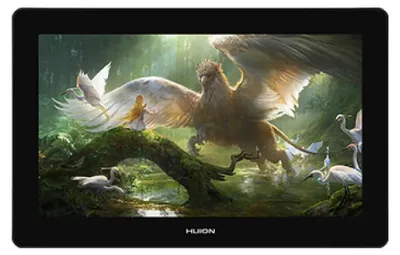 Produktbild von Grafiktablett HUION Kamvas Pro 16 4K GT1561, USB-C, Schwarz/Silber