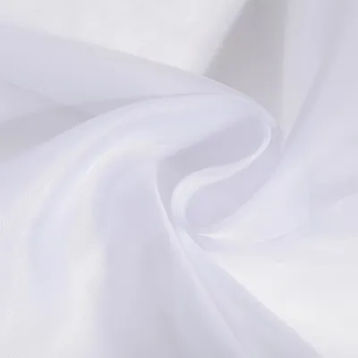 Produktbild von Gerster Store Laura mit Smokband, variabel B = 450 x H =175 cmTransparent Voile Uni weiß