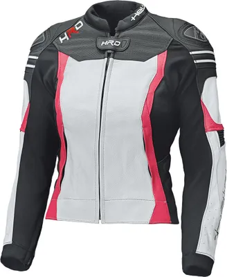 Produktbild von Held Street 3.0 Damen Motorrad Lederjacke, weiß/pink, 38