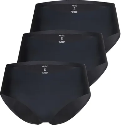 Produktbild von Yenita® Hüftslips "Invisible" aus Mikrofaser 3er Pack L schwarz