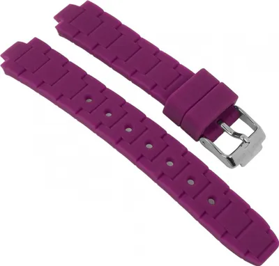 Produktbild von Jacques Lemans Uhrenarmband | Silikon lila für Modell Milano 1-1709