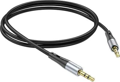 Zdjęcie produktu dla Kabel AUX Jack 3,5 mm do Jack 3,5 mm Hoco 1 m UPA22 czarny