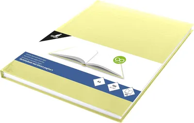 Produktbild von kangaro Skizzenbuch 80 Blatt DIN A4 pastell-gelb