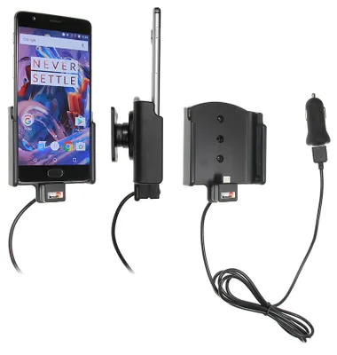 Produktbild von Brodit Gerätehalter 521905 mit Ladefunktion - für Smartphones - OnePlus 3, OnePlus 3T