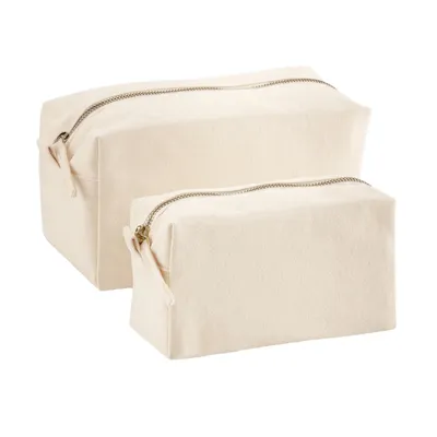 Produktbild von Westford Mill - Kosmetikbeutel, Canvas RW9110 (11 cm x 21 cm x 11 cm) (Natürlich)
