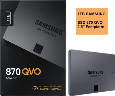 Zdjęcie produktu dla Samsung MZ-77Q1T0, 1 TB, 2.5", 560 MB/s, 6 Gbit/s