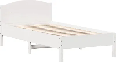 Obrázek produktu pro vidaXL Postel z masivu bez matrace bílá 75x190 cm borovice