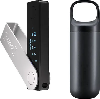 Produktbild von Ledger Nano X + Pod - Hardware Wallet Paket - Bluetooth - Original Ledger Pod
