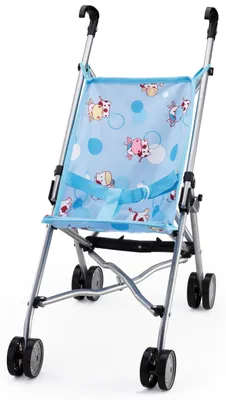 Produktbild von Bayer Design 30534AA Puppenbuggy, Puppenwagen mit integrierten Sicherheitsgurt, leicht faltbar, klappbar