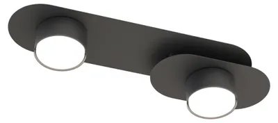 Immagine prodotto di Lampada a sospensione STILO nera 2xGX53x10W in metallo, dimensioni: 10x44x13 cm, IP20, Emibig