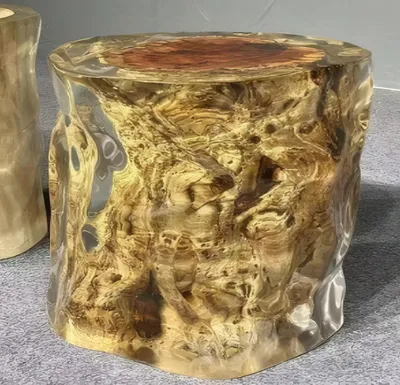 Obrázok produktu pre Epoxidový nábytok Okrúhly bočný stôl Štýlové stoly do obývačky