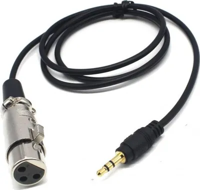 Immagine prodotto di Cavo microfonico Mozos XLR - mini jack 3,5 mm MCABLE-XLR