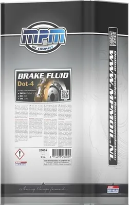 Obrázok produktu pre MPM Brzdová kvapalina Brzdový olej + BRAKE FLUID 5 litrov