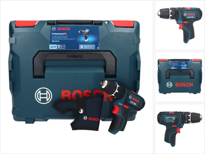 Obrázok produktu pre Bosch GSB 10,8-2-LI Professional, Pištoľová vŕtačka, Rýchloupínanie, Čierna, Modrá, Červená, 1 cm, 1,9 cm, 1 cm