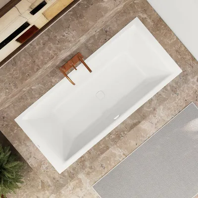 Produktbild von KALDEWEI Badewanne PURO NEXT DUO 1440 190 x 90 cm alpinweiß matt 144000010711