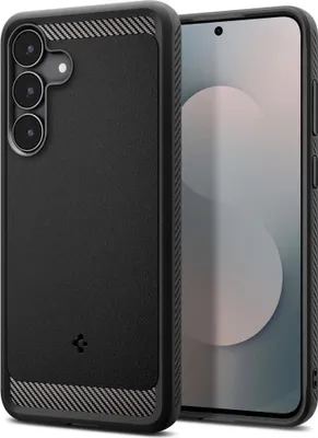 Produktbild von Schutzhülle für Samsung Galaxy S25 FE Spigen Rugged Armor Matt Schwarz