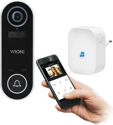 Produktbild von Kabellose Türklingel Mit Wi-Fi-Kamera: Tuya Virone Vdb-1 - On-Vdb-1