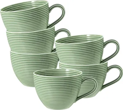 Immagine prodotto di Seltmann Weiden Beat tazza da caffè verde salvia 0,26 l set da 6