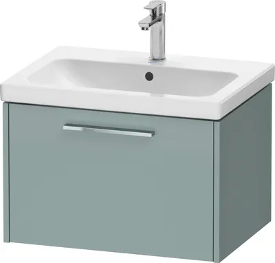 Image de Duravit D-Code bâti-support pour lavabo, 1 tiroir, 634x460mm, avec poignée, DC4666010HG0000