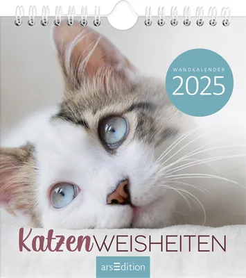 Produktbild von Wandkalender Katzenweisheiten 2025