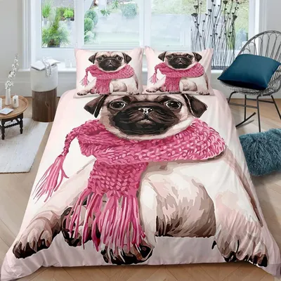Immagine prodotto di Set di lenzuola per letto matrimoniale (220x240 cm), composto da 3 pezzi, in microfibra, con 2 federe da 80x80 cm