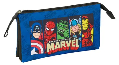 Obrázok produktu pre Kozmetická taška/púzdro s motívom Marvel Avengers (trojité)