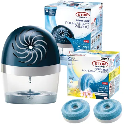 Obrázok produktu pre Ceresit odvlhčovač vzduchu Aero 360 sada s 2 náplňami poľné kvety