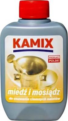 Zdjęcie produktu dla Płyn Do Czyszczenia Miedzi Mosiądzu 125 Ml Kamix Środek Do Brązu