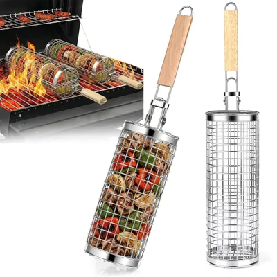 Imagen del producto de Omgoods: Parrilla de acero inoxidable para verduras