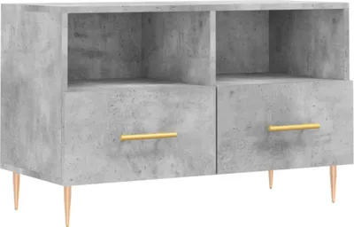 Produktbild von vidaXL TV-Schrank Betongrau 80x36x50 cm Holzwerkstoff