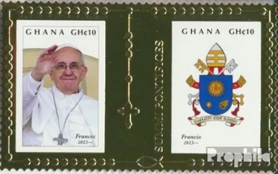 Produktbild von Briefmarken Ghana 2013 Mi Block512 (kompl.Ausg.) postfrisch Papstwahl