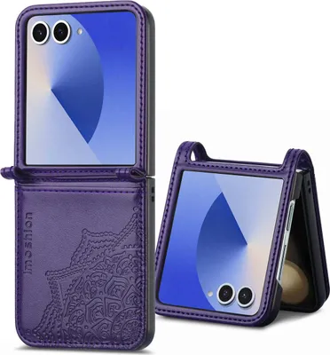 Zdjęcie produktu dla imoshion Mandala Bookcase dla Samsung Galaxy Z Flip 7 - fioletowy