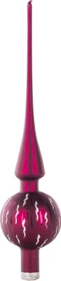 Produktbild von Thüringer Christbaumschmuck Baumspitze beere matt BxHxT 6x27x6cm NEU