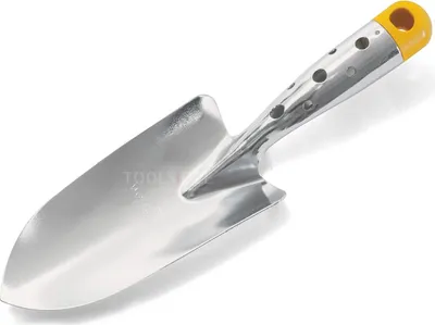 Produktbild von WOLF-Garten LU-Z Blumenkelle, Metall, Edelstahl, Gelb, Ergonomisch, Einfarbig, 8 cm