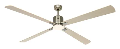 Immagine prodotto di Ventilatore da soffitto ECO NEO III 180 in ottone anticato - Acero/Faggio WiFi con luce