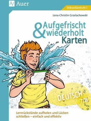 Immagine prodotto di Aufgefrischt-und-wiederholt-Karten Deutsch 7-8