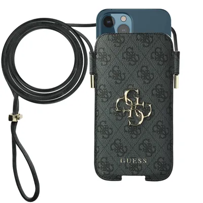 Obrázok produktu pre Guess Torebka na telefón GUHCP12L4GPSGR 6,7" šedá 4G Kovový kryt na telefón s logom
