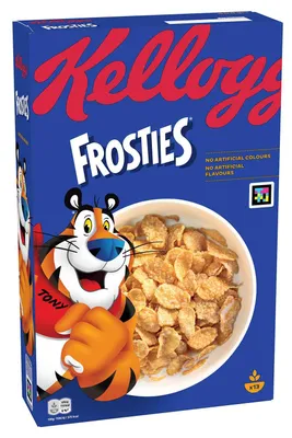 Image de Kellogg Company Frosties Original, Flocons de maïs, 400 g, Nature, Image générée par une IA