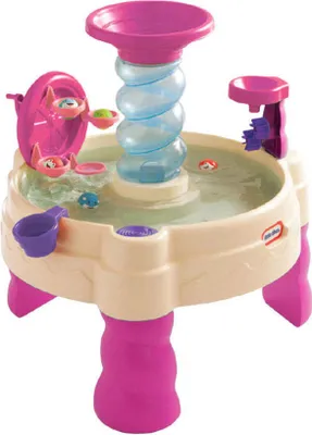 Image de Little Tikes Water Table Spiral Fountain Rose 173769