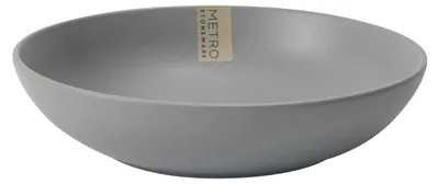 Image de Assiette profonde Metro ø 22cm, gris