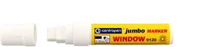 Obrázok produktu pre Centropen 9120 Jumbo popisovač okien - biely