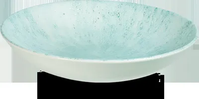 Produktbild von Churchill Super Vitrified Studio Prints Stone Aquamarine Teller Tief Coup 18,2cm, 12 Stück, Rund