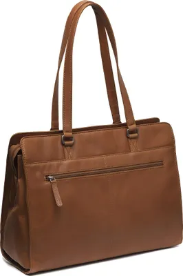 Produktbild von The Chesterfield Brand Laptoptasche Schultertasche mit Laptopfach Fidenza Shopper Cognac braun