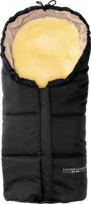 Produktbild von Hofbrucker Lammfell-Fußsäckchen Leni für Babyschale und Kinderwagen