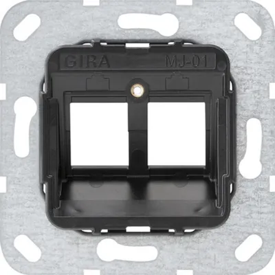 Produktbild von GIRA 560100 Modular Jack MJ-01 2fach Tragring