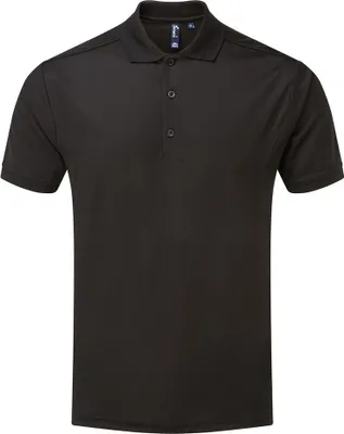 Produktbild von Premier - "Coolchecker" Poloshirt für Herren PC5596 (S) (Schwarz)
