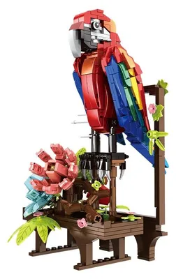 Obrázek produktu pro WOMA Zvířata Stavebnice Papoušek Krab Chameleon