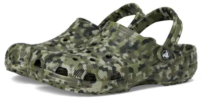 Productafbeelding van Crocs, Uni, Volwassenen, Classic Confetti Clog, Olijfgroen/Multicolor, Maat 36-37