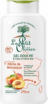 Obrázek produktu pro Le Petit Olivier Hydratační sprchový gel - Broskve z Manosque, 270ml