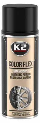 Produktbild von K2 Color Flex Gummi-Spray - Schwarz Glänzend 400Ml....